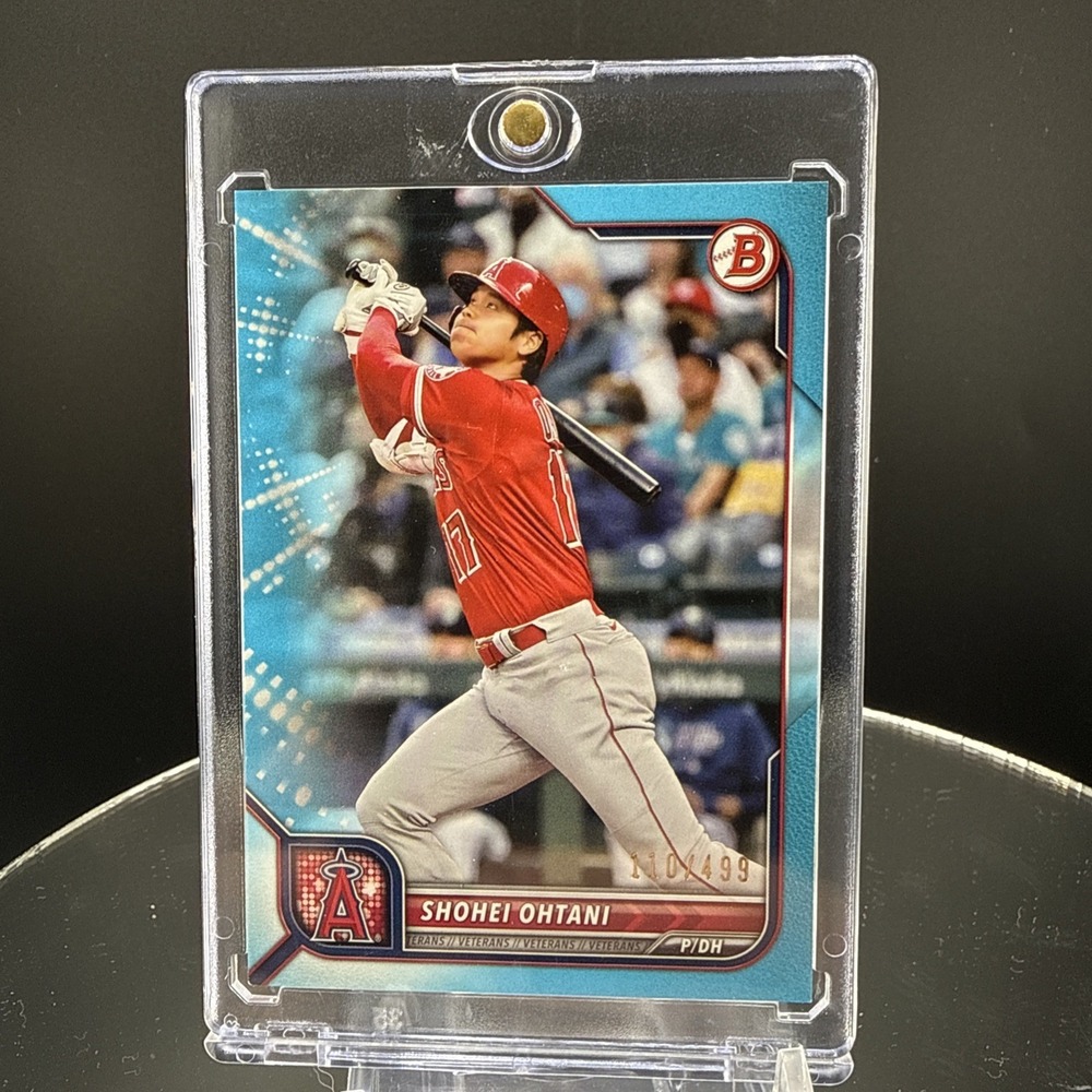 2022 Bowman Shohei Ohtani Sky Blue Border/499